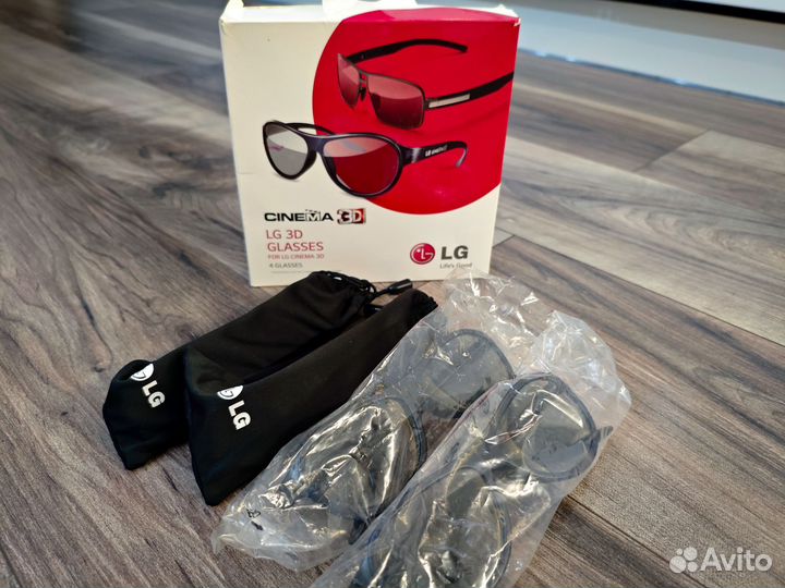 Очки 3D LG (4 штуки, дизайн) оригинал