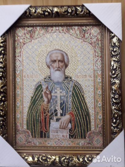 Иконы. Серафим Саровский. Сергий Радонежский