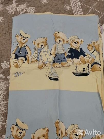 Матрасик, бортики, постель для детской кроватки