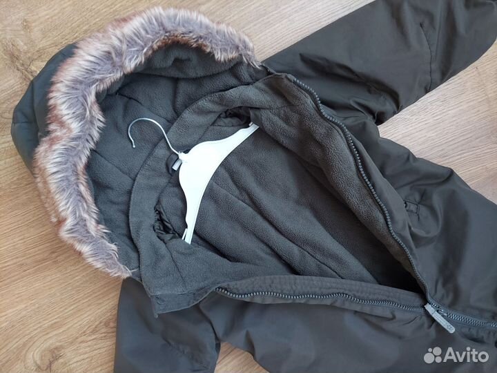 Демисезонный комбинезон 86 р цвета хаки