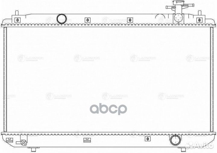 Радиатор охл. ам Chery Tiggo (T11) (05) 1.6i,1