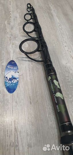 Телескопическое карповое удилище 3.6 и 3.9м