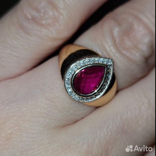 Кольцо новое р.16