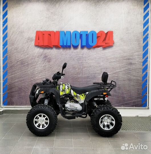 Квадроцикл ABM 200 CVT (Зеленый)