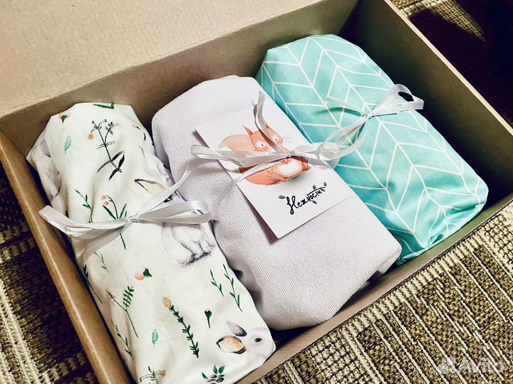 Простынь на резинке в tutti bambini, chicco и др