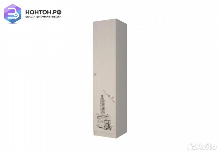 Пенал Мийа-3А ясень шимо светлый / фотопечать горо