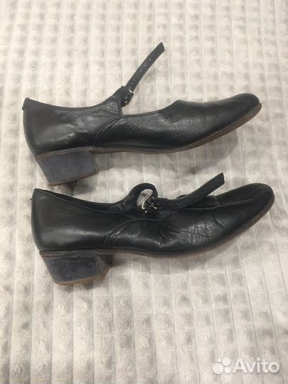 Туфли танцевальные народные чёрные