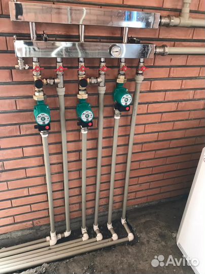 Монтаж системы отопления