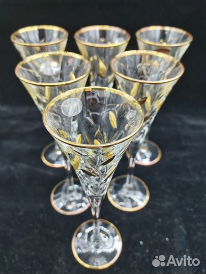 Набор 6-ти итальянских фужеров для шампанского
