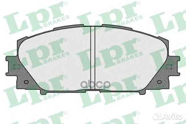 Колодки тормозные toyota prius 1.8 09/lexus CT