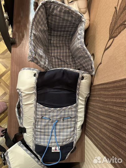 Рюкзак-кенгуру Bombus Мишутка с капюшоном