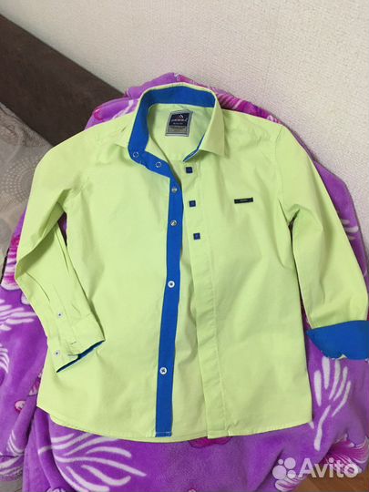 Рубашки для мальчика 116-122