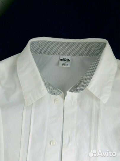 Рубашка белая детская для мальчика