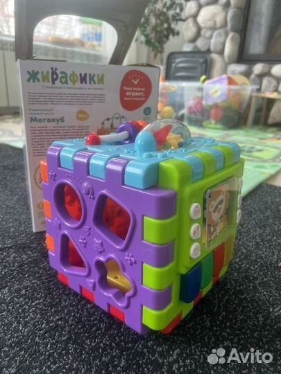 Развивающий музыкальный кубик