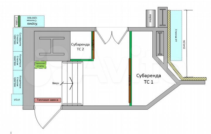 Торговая площадь, 8 м²