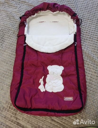 Зимний конверт в коляску Womar