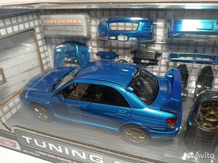 Subaru Impreza WRX STI Tuning Garage 1:24 Motormax