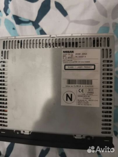 Рамка и магнитолла Nissan Qashqai j10