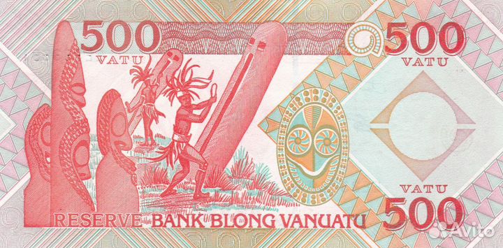 Банкнота 500 вату 1993 года Вануату