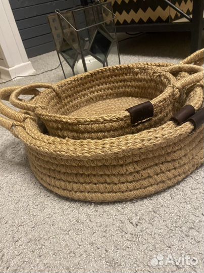 Декоративные пподносы из джута