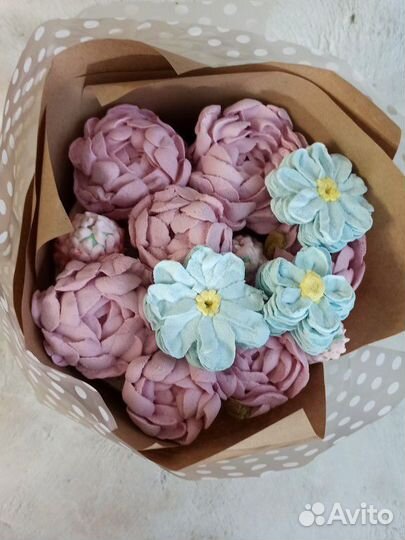 Съедобные букеты из зефира