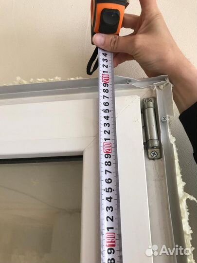 Дверь пластиковая балконная бу