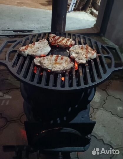 Чугунная решетка гриль