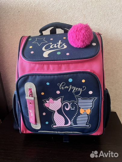 Рюкзак портфель ранец для девочки школьный