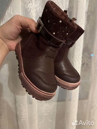 Ботинки зимние для девочки 23 размер