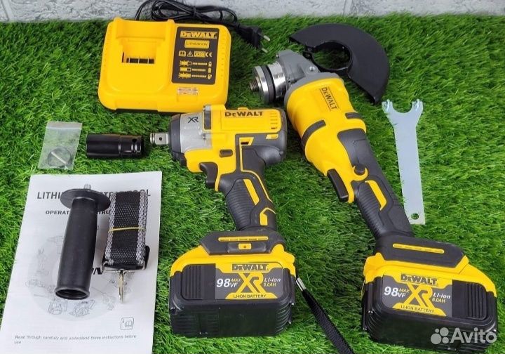 Набор DeWalt 2в1 болгарка и гайковерт Чебаркуль