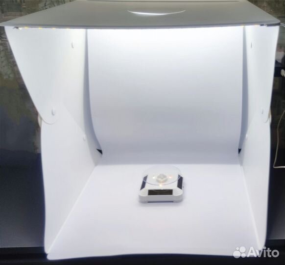 Фотобокс для предметной съемки 40см, Подиум LED