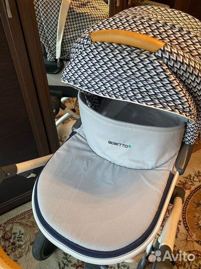 Коляска 2 в 1 bebetto bresco