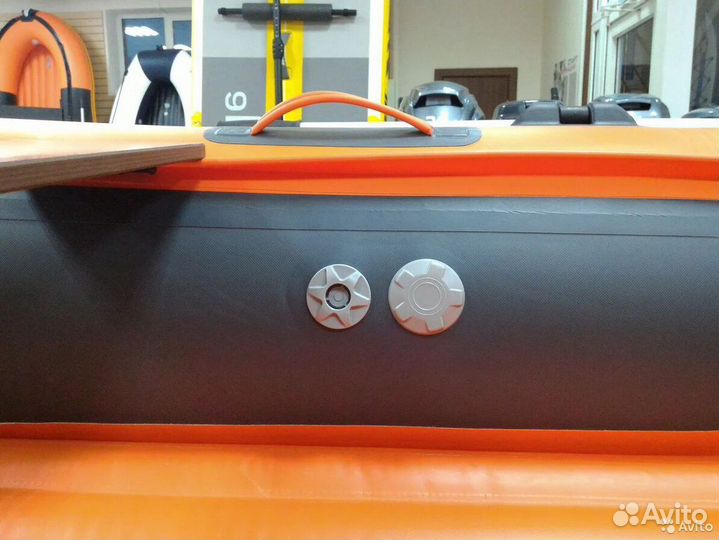 Лодка пвх Stormline Classic Air 315 серо-оранжевая