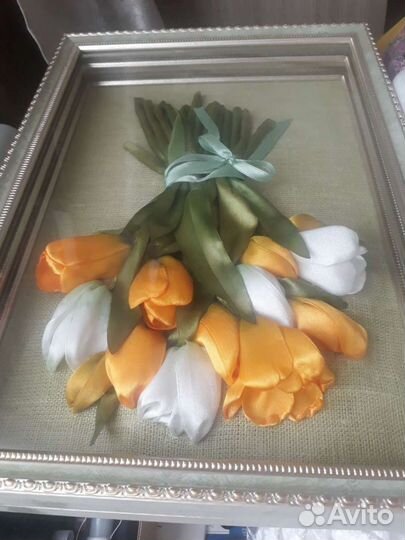 Вышивка лентами