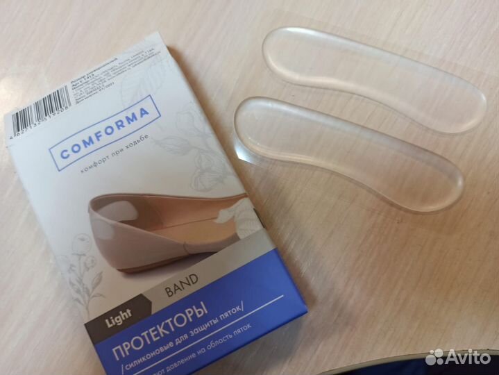 Вкладыши от мозолей в обувь для пяток