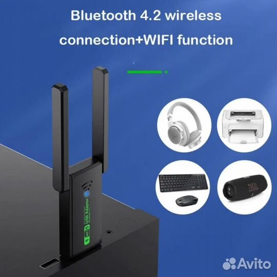 Wifi адаптер usb 3.0 с bluetooth