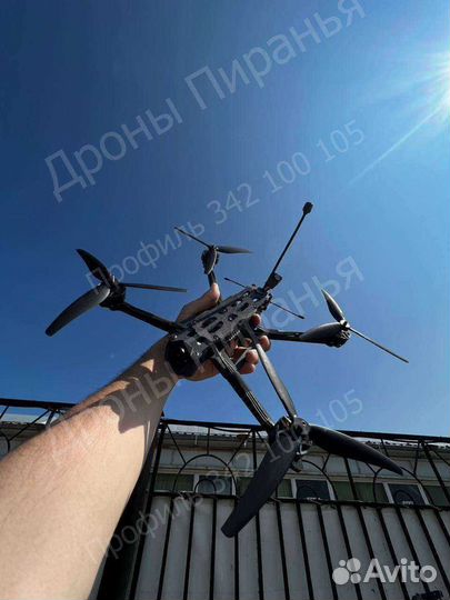 Бecпилoтник FPV piranha 7 и 10 дюймoв