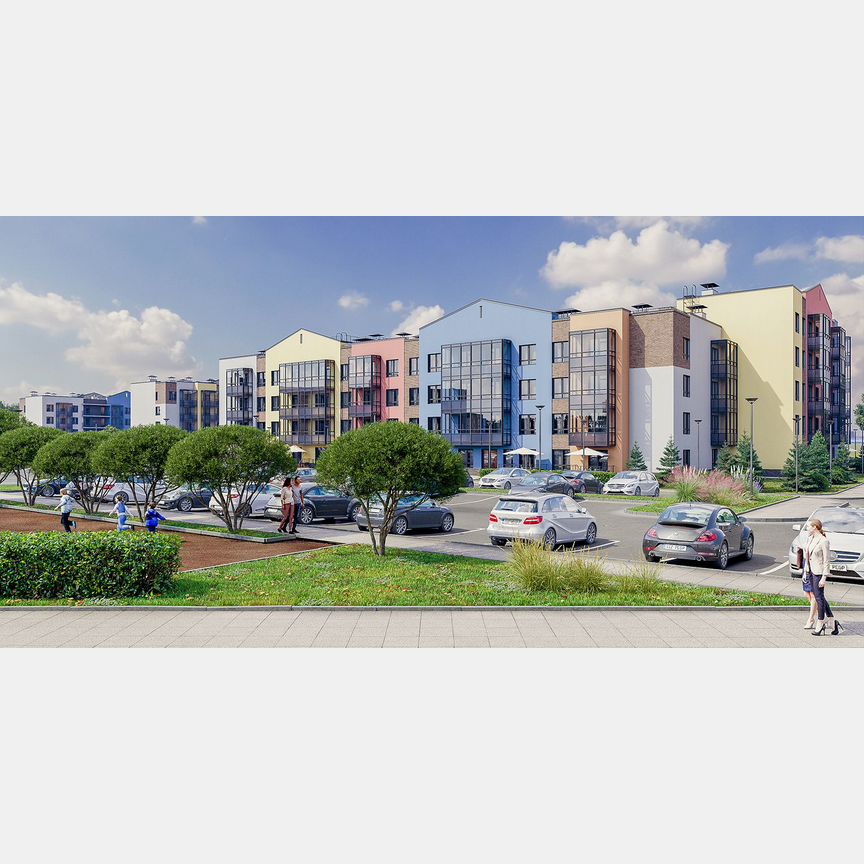 2-к. квартира, 72,9 м², 3/5 эт.