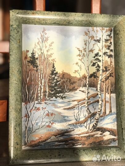 Картина из натурального камня 