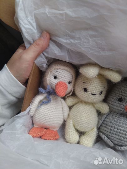 Вязаные игрушки ручной работы, набор в наличии
