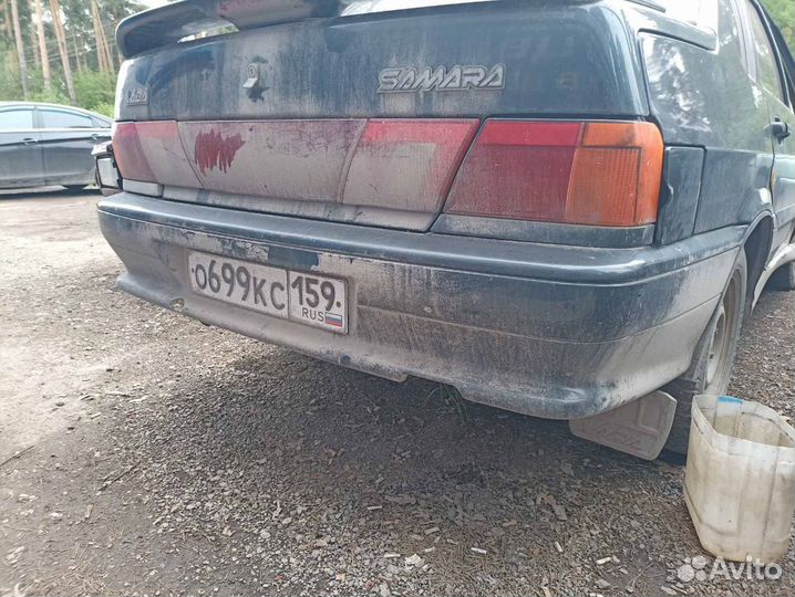 Задний бампер ваз 2115
