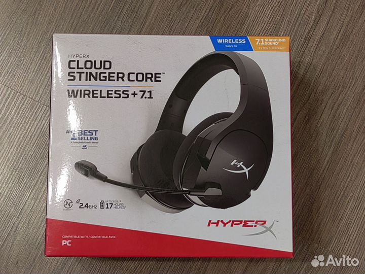 Наушники hyperx cloud stinger core wireless 7.1