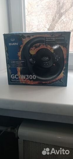 Продам руль sven GC-W300 черный
