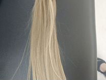 Волосы натуральные неокрашенные блонд 60см и 40см