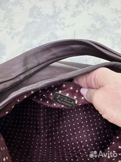 Сумка натуральная кожа италия furla