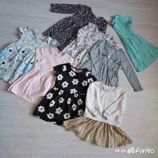 Платья пакетом для девочки 92-98
