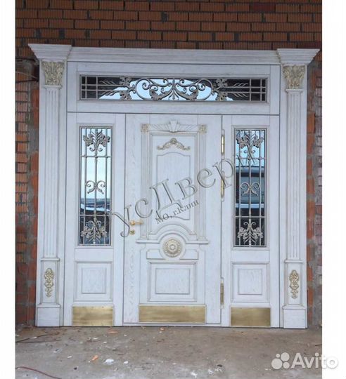 Элитная металлическая дверь в загородный дом