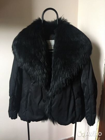 Moncler premiere Marmotte куртка с мехом