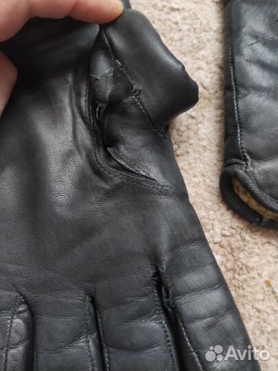 Мужские кожаные перчатки