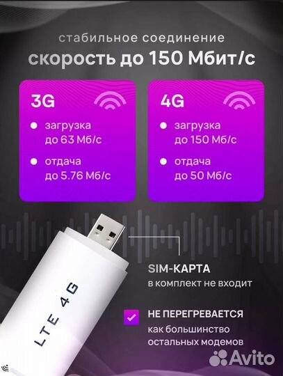 Модем 3g 4g (LTE)